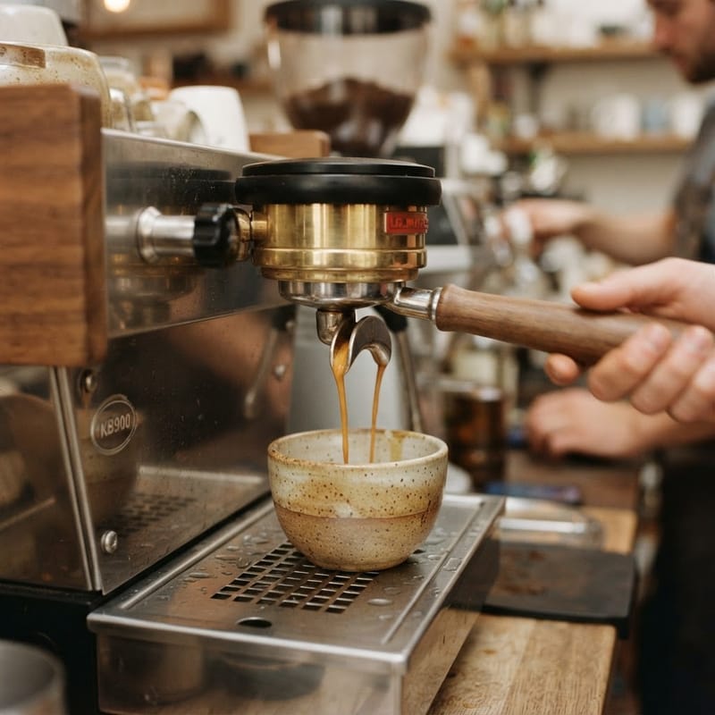Estrazione di caffè espresso di specialità